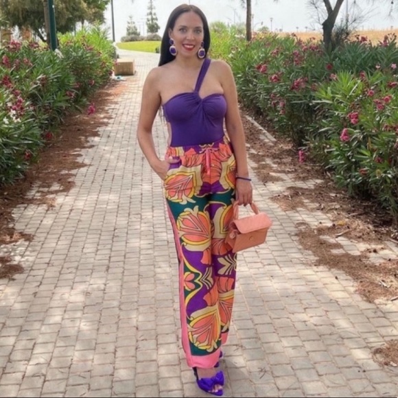 NWT Zara Pajama Style Printed Pants - Picture 2 of 14